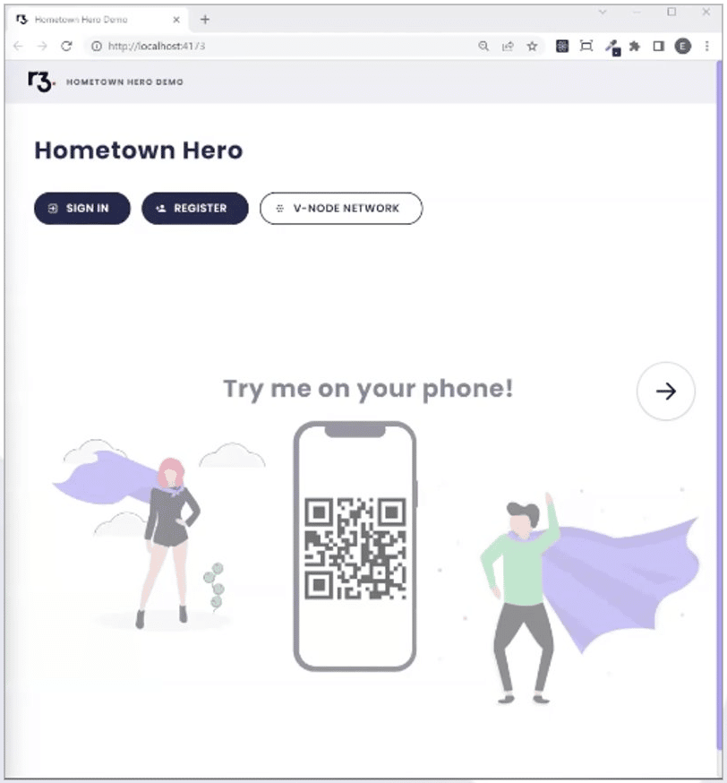 Corda Demo screen-capture