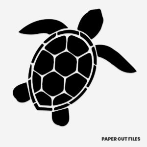 Turtle clipart - SVG PNG paper cutting templates